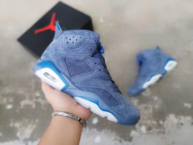 Air Jordan 6 Grey And Blue Man 8