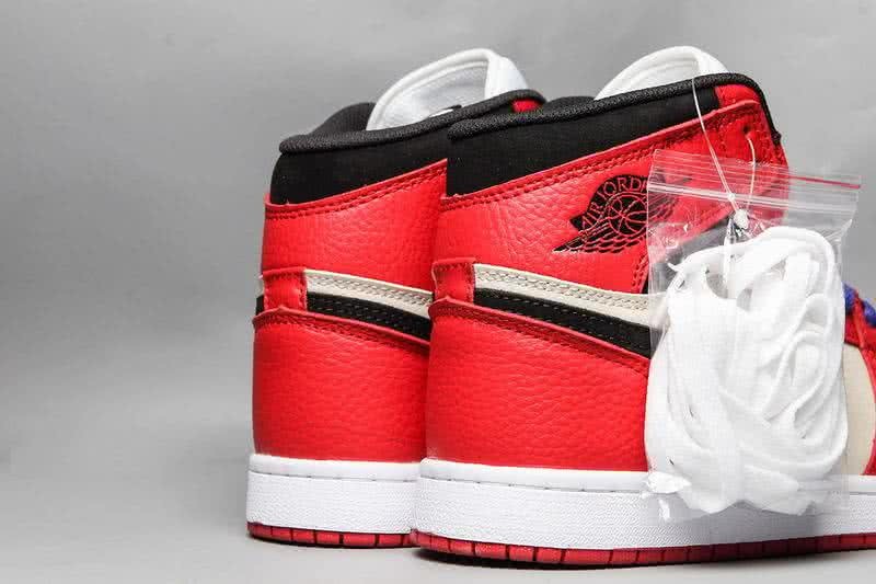 Air Jordan 1 Shoes Red Black And White Men/Women 3