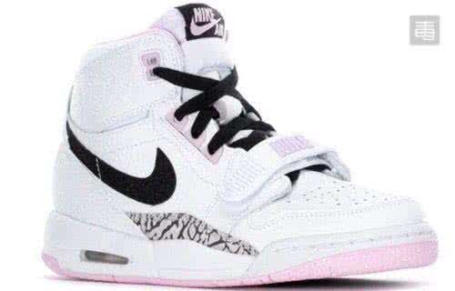 Air Jordan Legacy White Black And Pink Women 2
