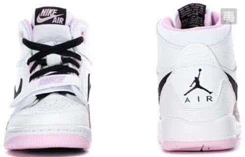 Air Jordan Legacy White Black And Pink Women 3