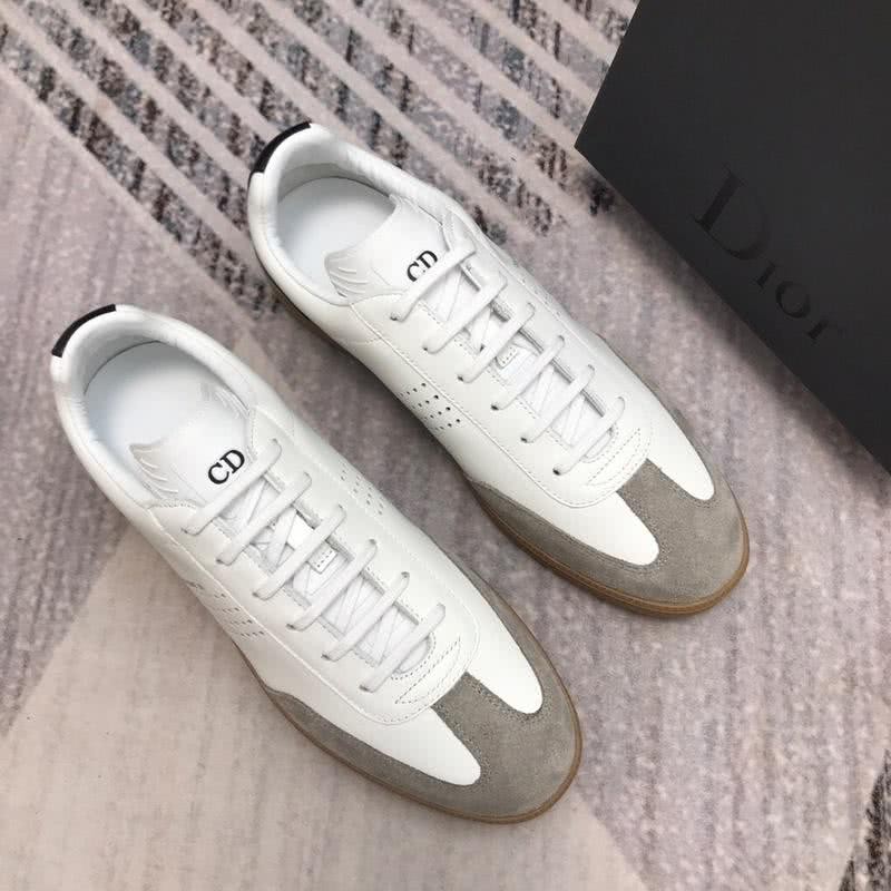Dior Sneakers White And Grey Upper Rubber Sole Men 2