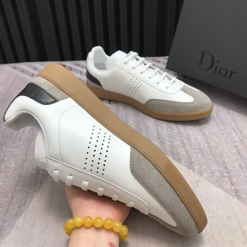 Dior Sneakers White And Grey Upper Rubber Sole Men 5