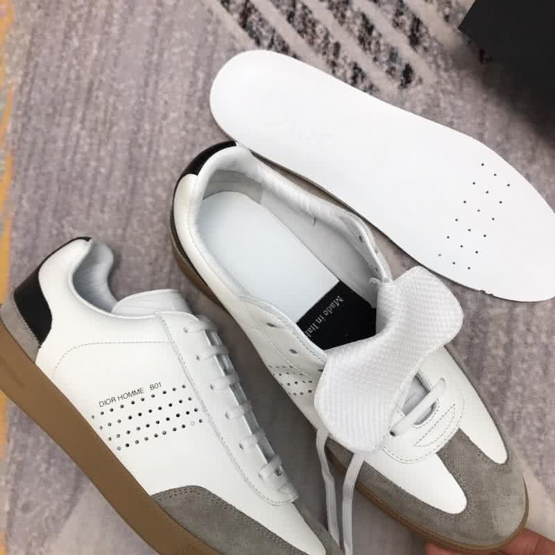 Dior Sneakers White And Grey Upper Rubber Sole Men 7