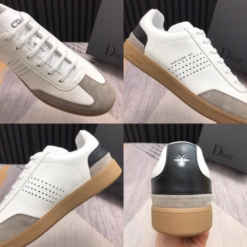 Dior Sneakers White And Grey Upper Rubber Sole Men 8
