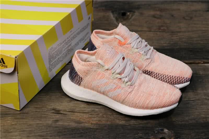 adidas Pure Boost Pink Women Shoes 8