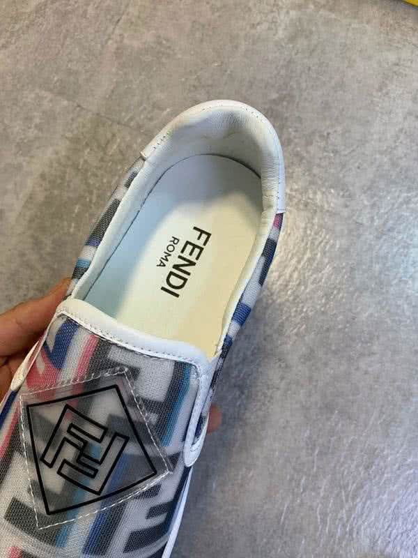 Fendi Sneakers White Upper Colorful Letters Men 7