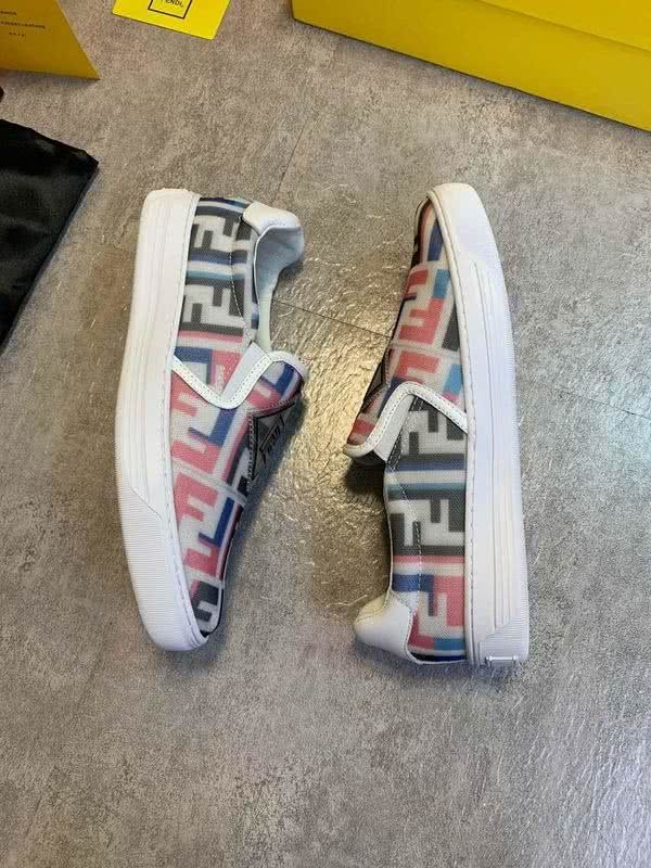 Fendi Sneakers White Upper Colorful Letters Men 9