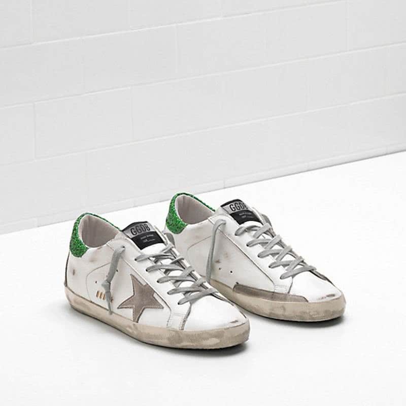 Golden Goose Superstar G34WS590.M50 White Upper In Calf Leather Suede Star Suede Details Brushed Treatment for Distress Men Women 2