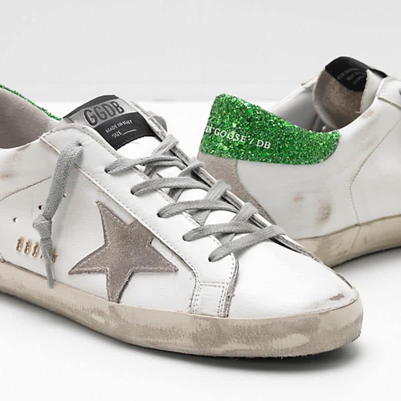 Golden Goose Superstar G34WS590.M50 White Upper In Calf Leather Suede Star Suede Details Brushed Treatment for Distress Men Women 4