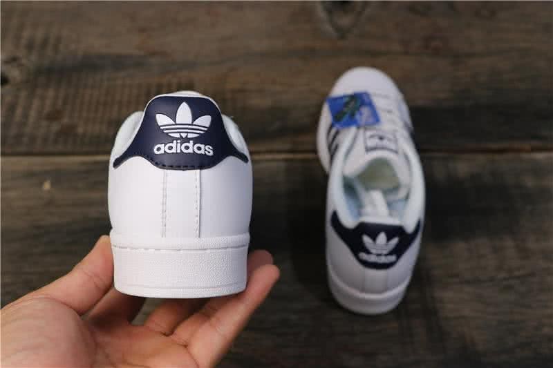 Adidas Originals Superstar White/Blue Men/Women 4