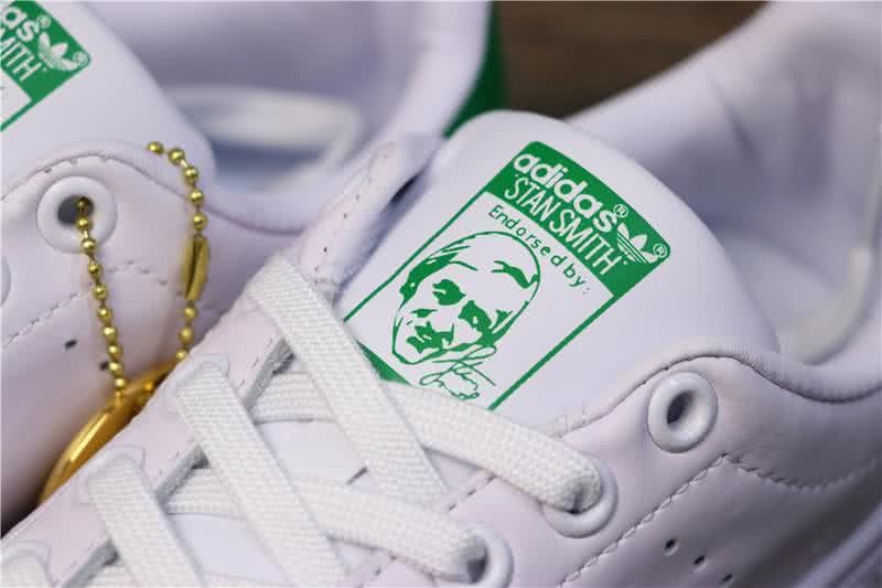 Adidas Stan Smith White and Green Men/Women 5