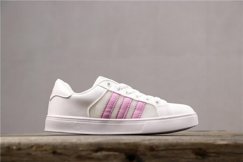 Adidas NEO Shoes White/Pink Women 2