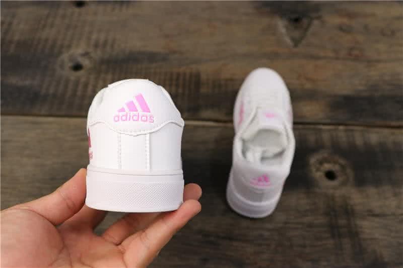 Adidas NEO Shoes White/Pink Women 4