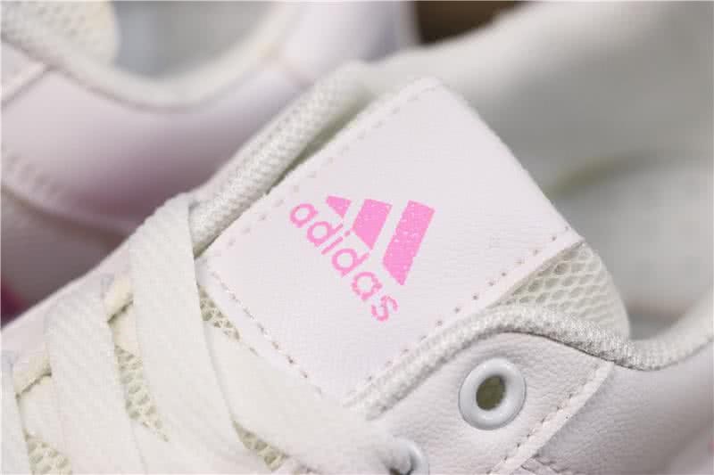 Adidas NEO Shoes White/Pink Women 5