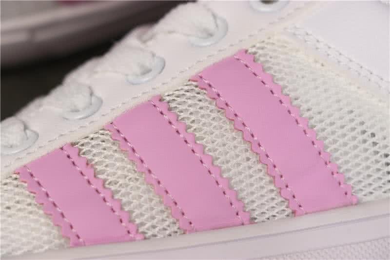 Adidas NEO Shoes White/Pink Women 6