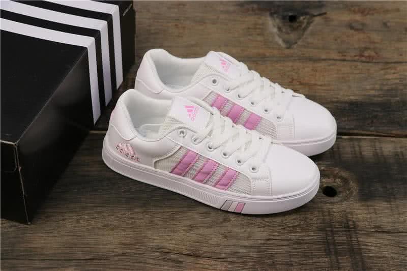 Adidas NEO Shoes White/Pink Women 7