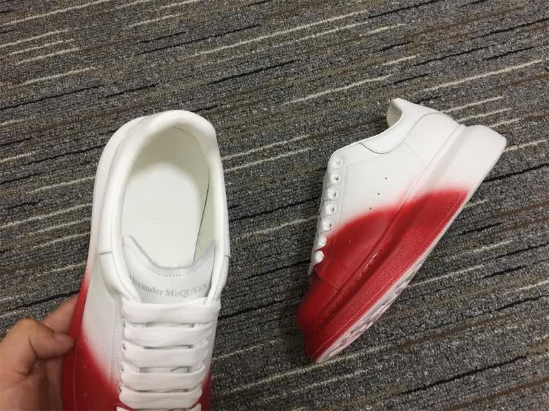 Alexander McQueen Shoes Red front White tail  Men Women 8