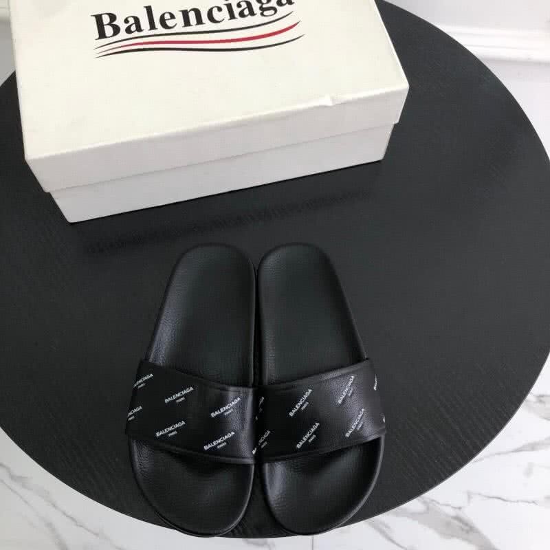 Balenciaga Slippers Black Men Women 1