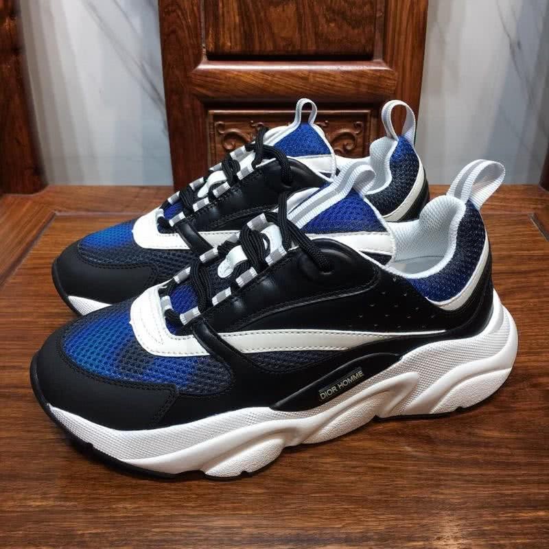 Dior Sneakers Blue Black And White Men And Women 4