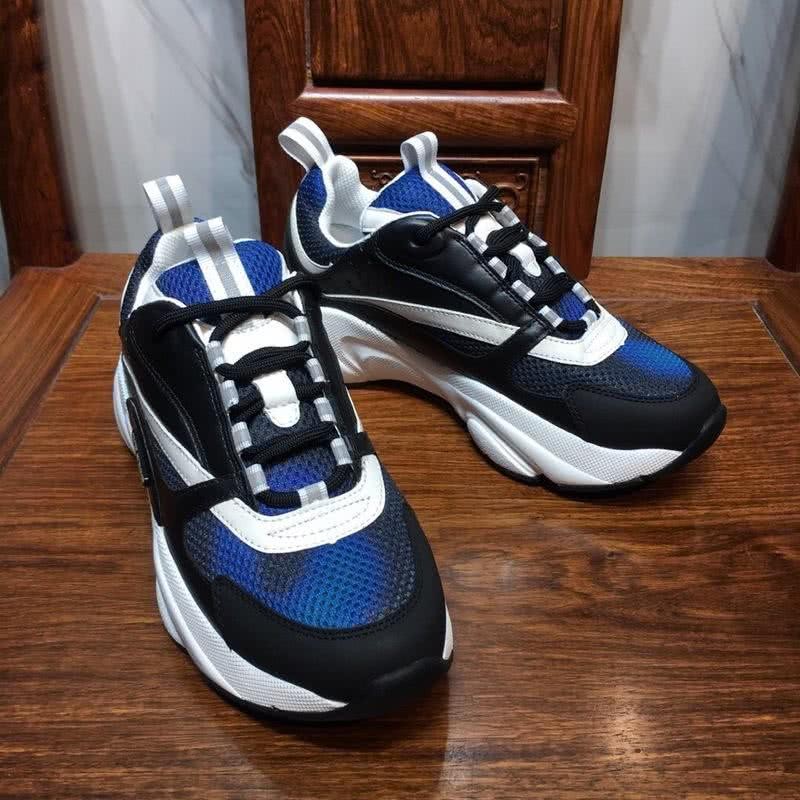 Dior Sneakers Blue Black And White Men And Women 5