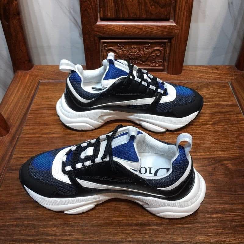 Dior Sneakers Blue Black And White Men And Women 6