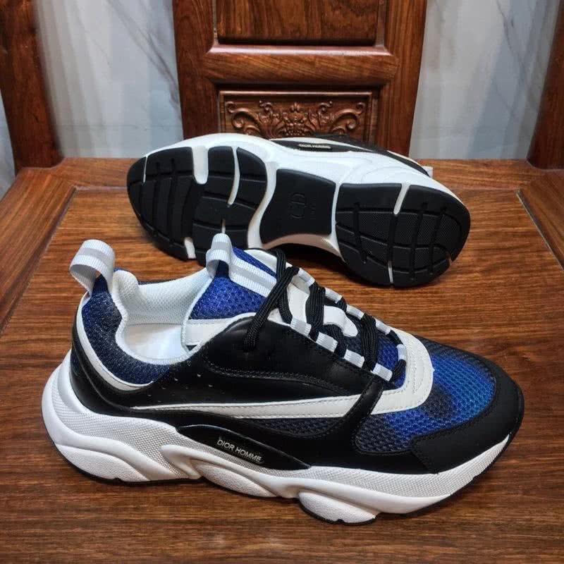 Dior Sneakers Blue Black And White Men And Women 9