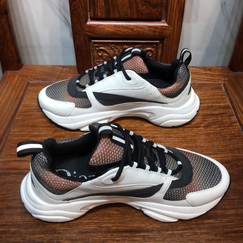 Dior Sneakers Meshes Black White Men And Women 7