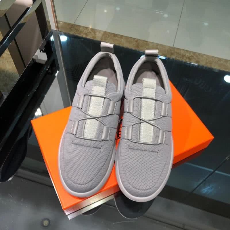 Hermes Fashion Comfortable Sports Shoes Grey Men 2