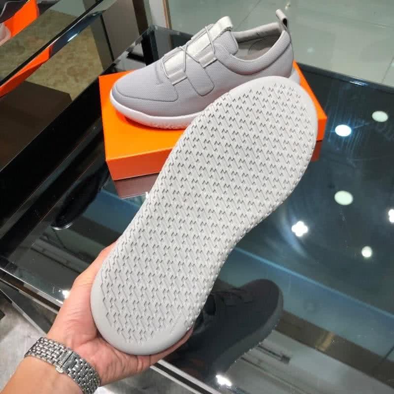 Hermes Fashion Comfortable Sports Shoes Grey Men 7