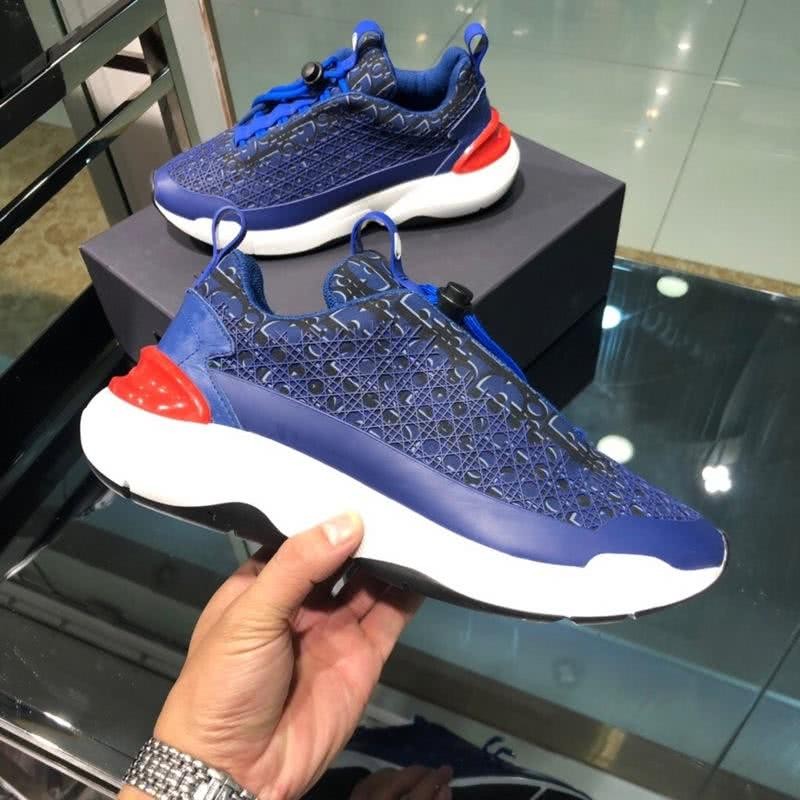 Dior Sneakers Blue White And Red Men 6