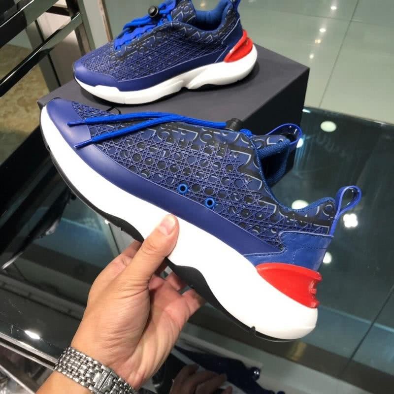 Dior Sneakers Blue White And Red Men 7