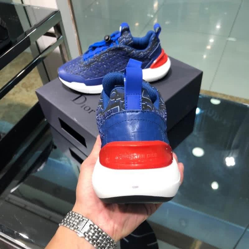 Dior Sneakers Blue White And Red Men 8