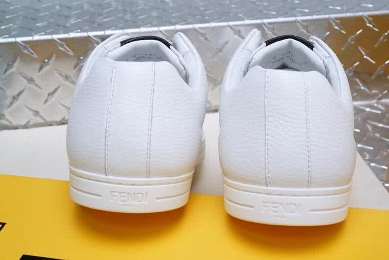 Fendi Sneakers Calf Leather Black White Upper TPU Sole Men 5