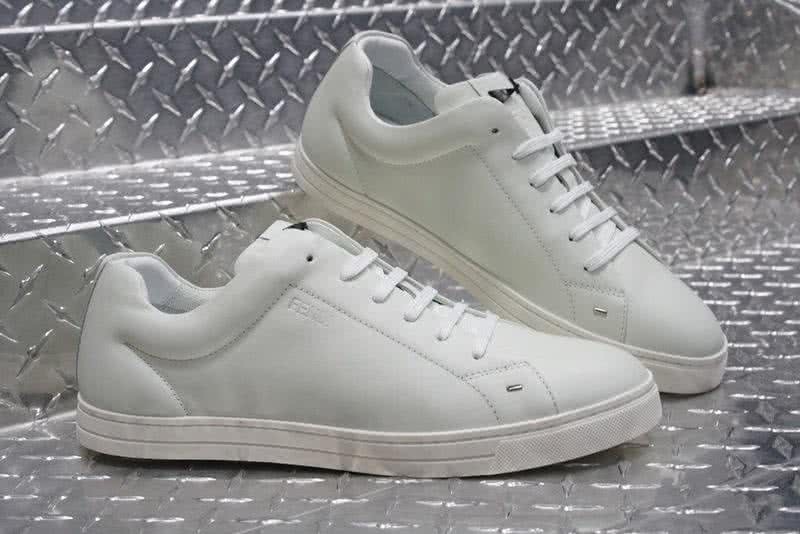 Fendi Sneakers All White TPU Sole Men 3