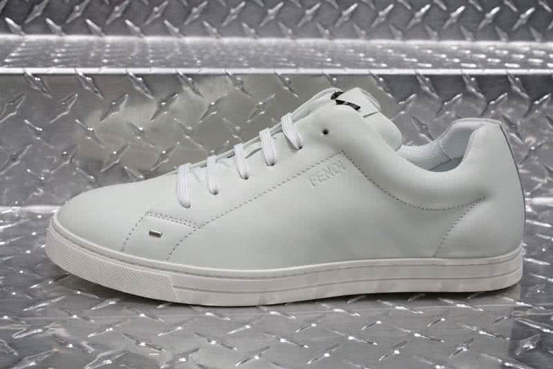 Fendi Sneakers All White TPU Sole Men 4
