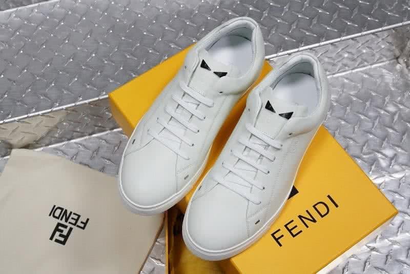 Fendi Sneakers All White TPU Sole Men 1