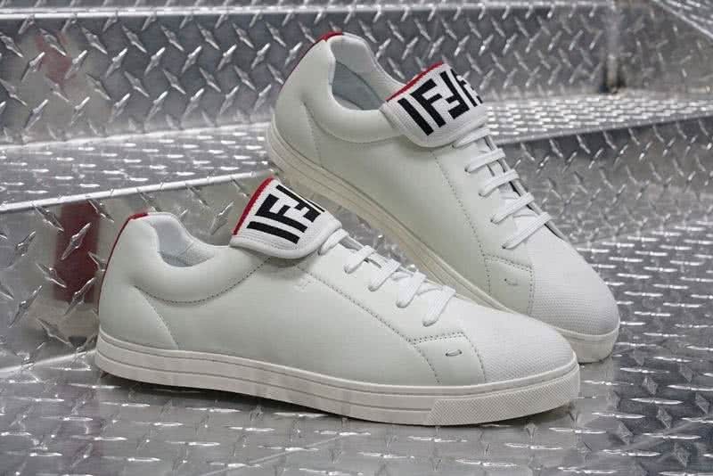 Fendi Sneakers White Black Red TPU Sole Men 3