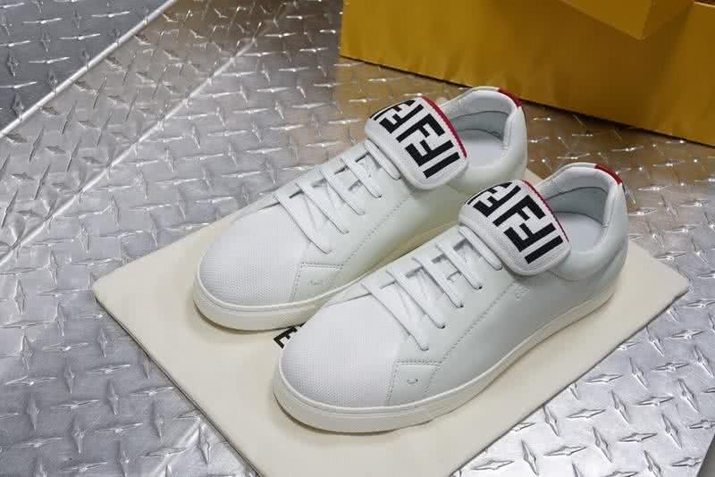 Fendi Sneakers White Black Red TPU Sole Men 4