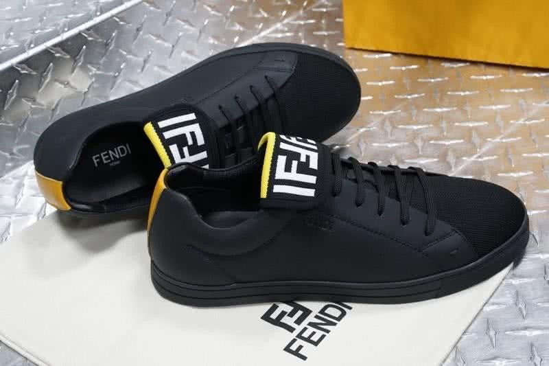 Fendi Sneakers Black White Upper TPU Sole Men 3