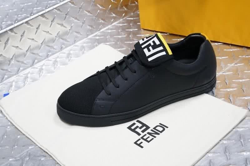 Fendi Sneakers Black White Upper TPU Sole Men 2