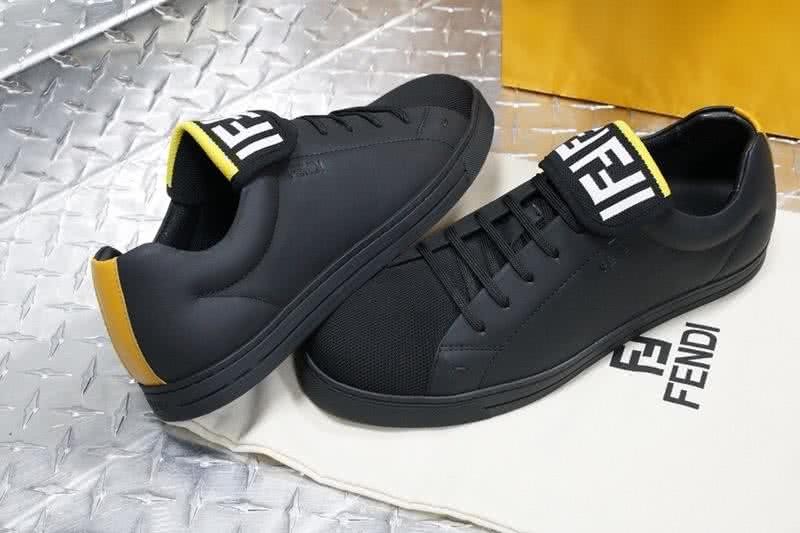Fendi Sneakers Black White Upper TPU Sole Men 5
