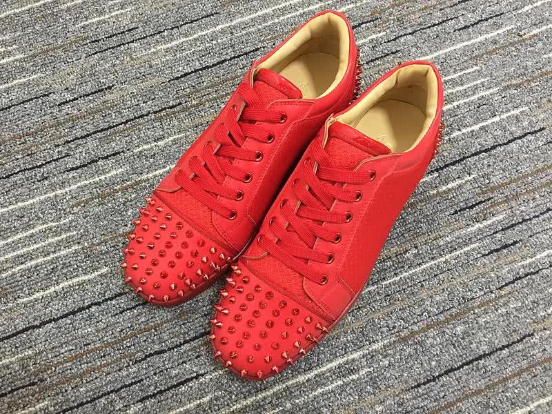 Christian Louboutin Low Sneaker Red Men Women 1