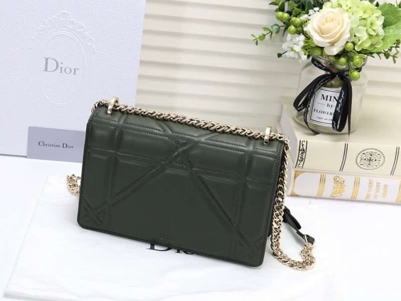 Dior Diorama Lambskin Bag Green d05282 4