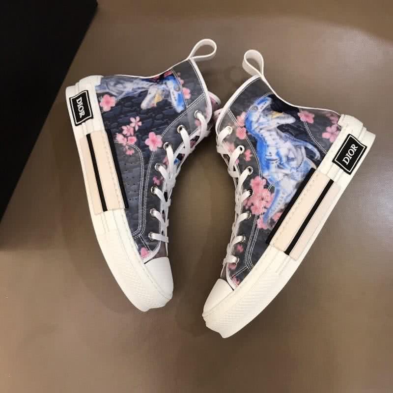 Dior Sneakers High Top Dinosaur And Blossom Men 2