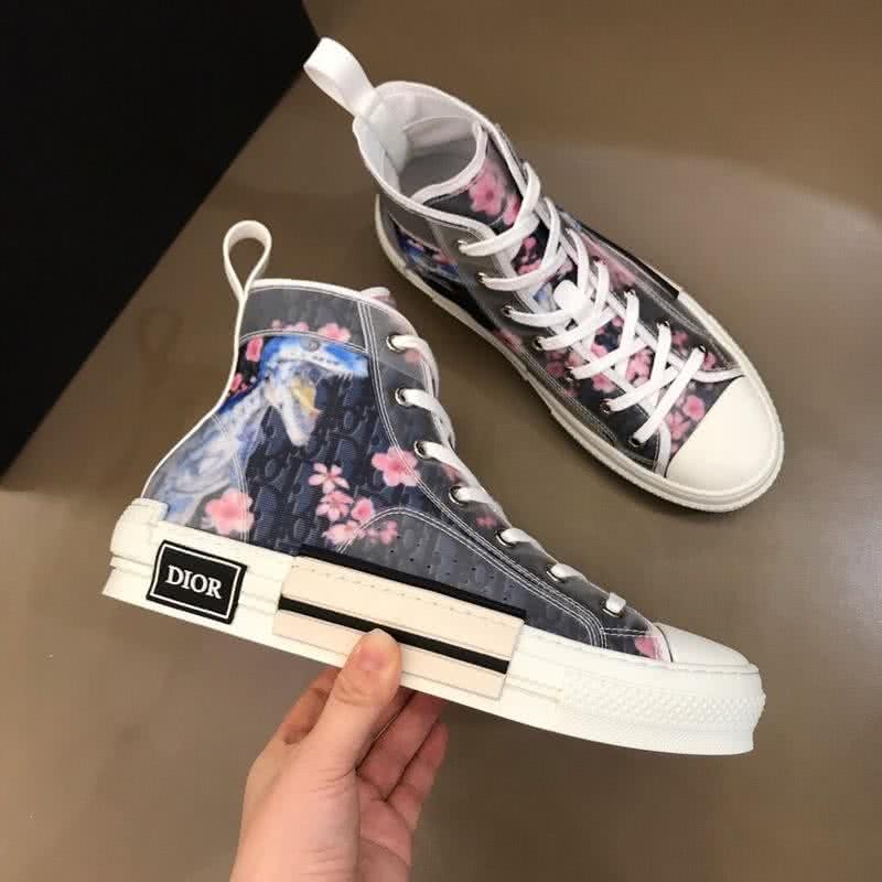 Dior Sneakers High Top Dinosaur And Blossom Men 4