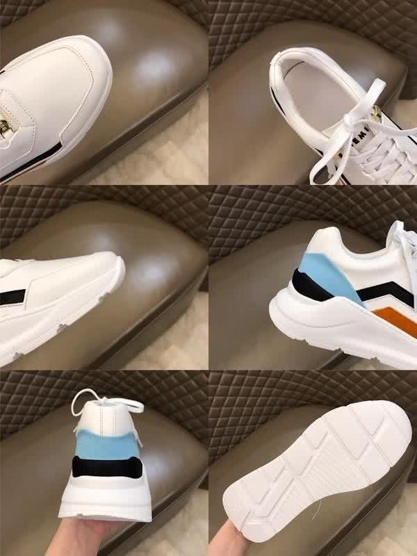 Buscemi Sneakers White Black Orange Blue Men 9