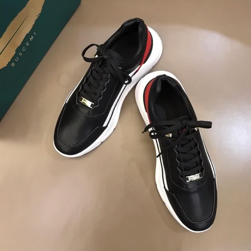 Buscemi Sneakers Black Red White Upper White Sole Men 3