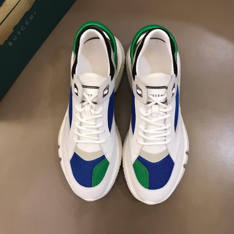 Buscemi Sneakers White Blue Green Black Men And Women 2