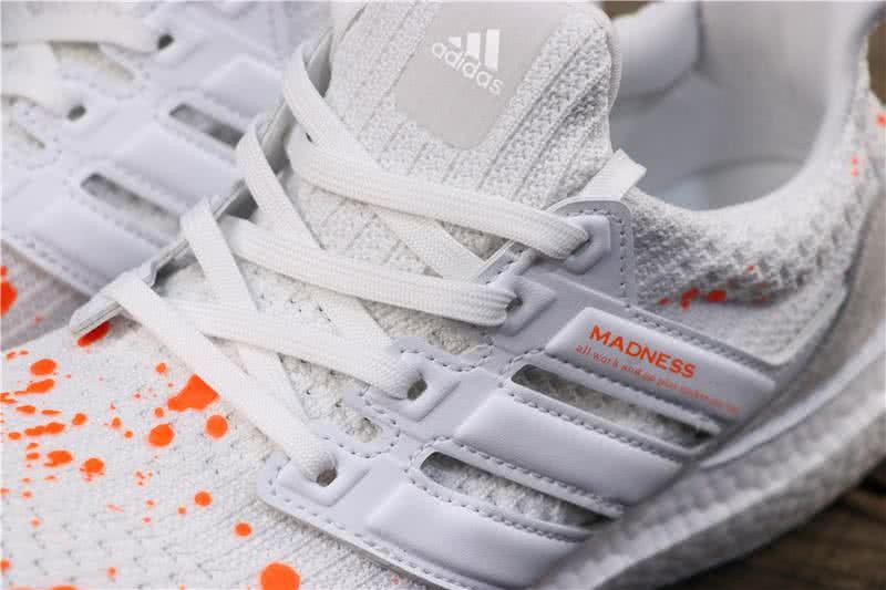 Adidas UltraBoost x Madness Men Orange White Shoes 6