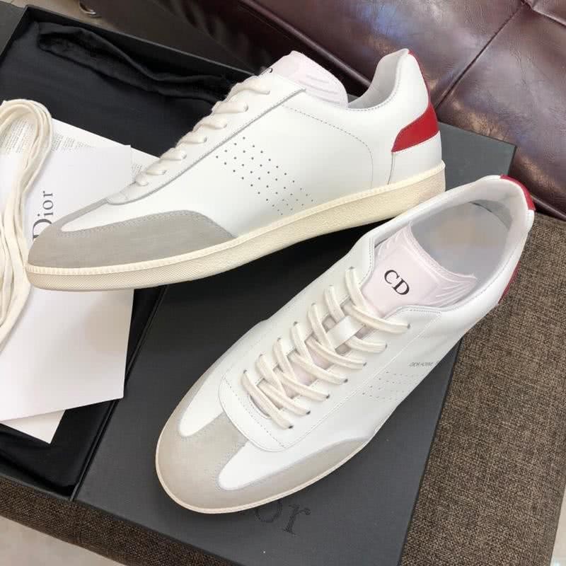 Dior Sneakers Lace-ups White Grey And Red Men 1